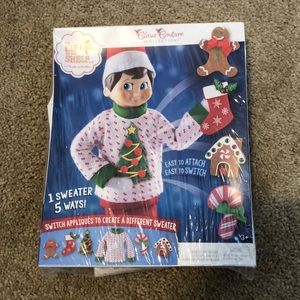 Elf on the shelf party pack sweater collection +
